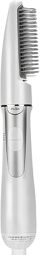ZJchao Cepillo secador de pelo 2 en 1, Ventilador de cepillo de aire caliente antiencrespamiento de iones negativos, Peine eléctrico profesional