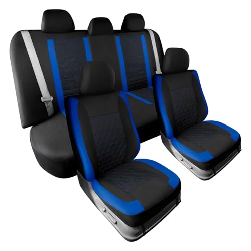 �I�[���V�[�Y�� �V�[�g�J�o�[ Compatible With For Passat B5 B6 B7 B8 �_�C�������h�^�z�������p�J�[�V�[�g�J�o�[ �A�b�v�O���[�h�A�N�Z�T���[(Blue)