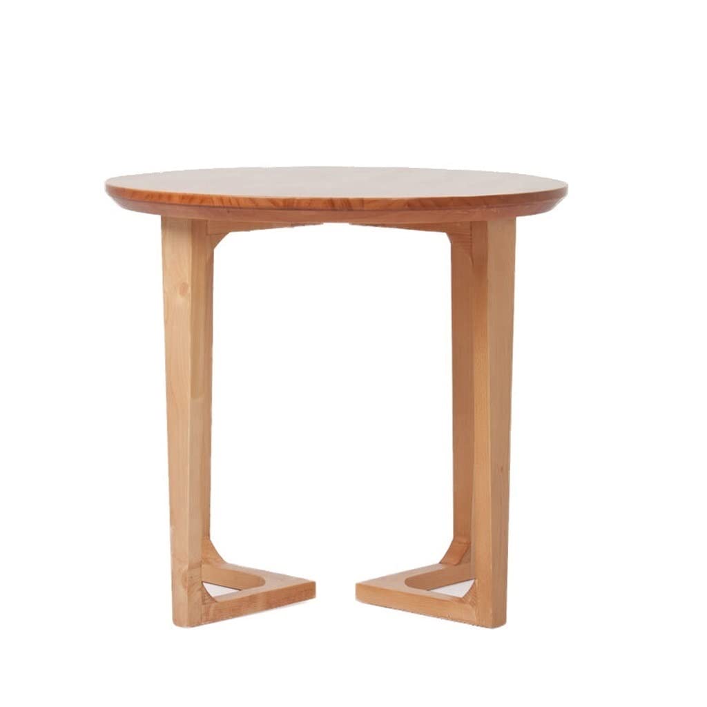 Table d'appoint table basse ronde en bois élégante et simple