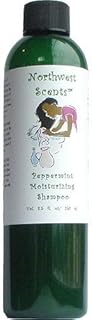 Northwest Scents Peppermint Moisturizing Shampoo for Black, African American, Afro Caribbean, Dry, Coarse, and Highly Textured Hair - 8.5 oz bottle