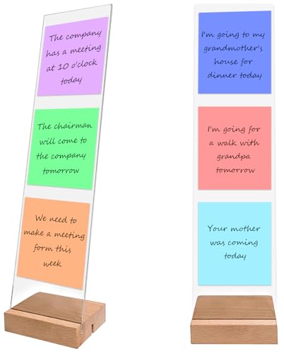 Monitor Memo Board with Removable Design – Portable Sticky Note Holder for Computer...