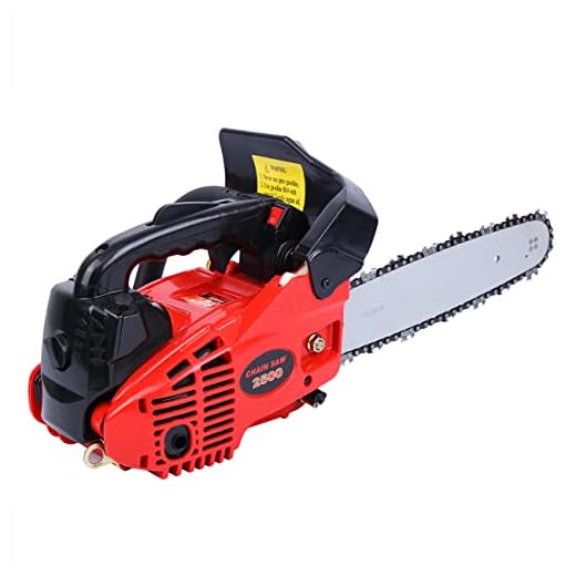 Ridgeyard Petrol Chain Saw Cutting Wood Gas-Powered Chainsaw 25CC 2-Stroke Single Cylinder Light Weight Chain Saw
