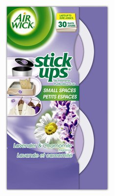 Air Wick 6233885825 Stick Ups Air Freshener, Lavender/Chamomile, 2-Pk. - Quantity 12