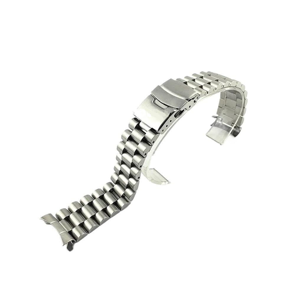 ForAnnstarFit for Seiko Solid Stainless Steel Band Skx007 Skx009 SRPD63K1 samurai 20mm 22mm Men's Strap Srpd Jubilee Curved Bracelet