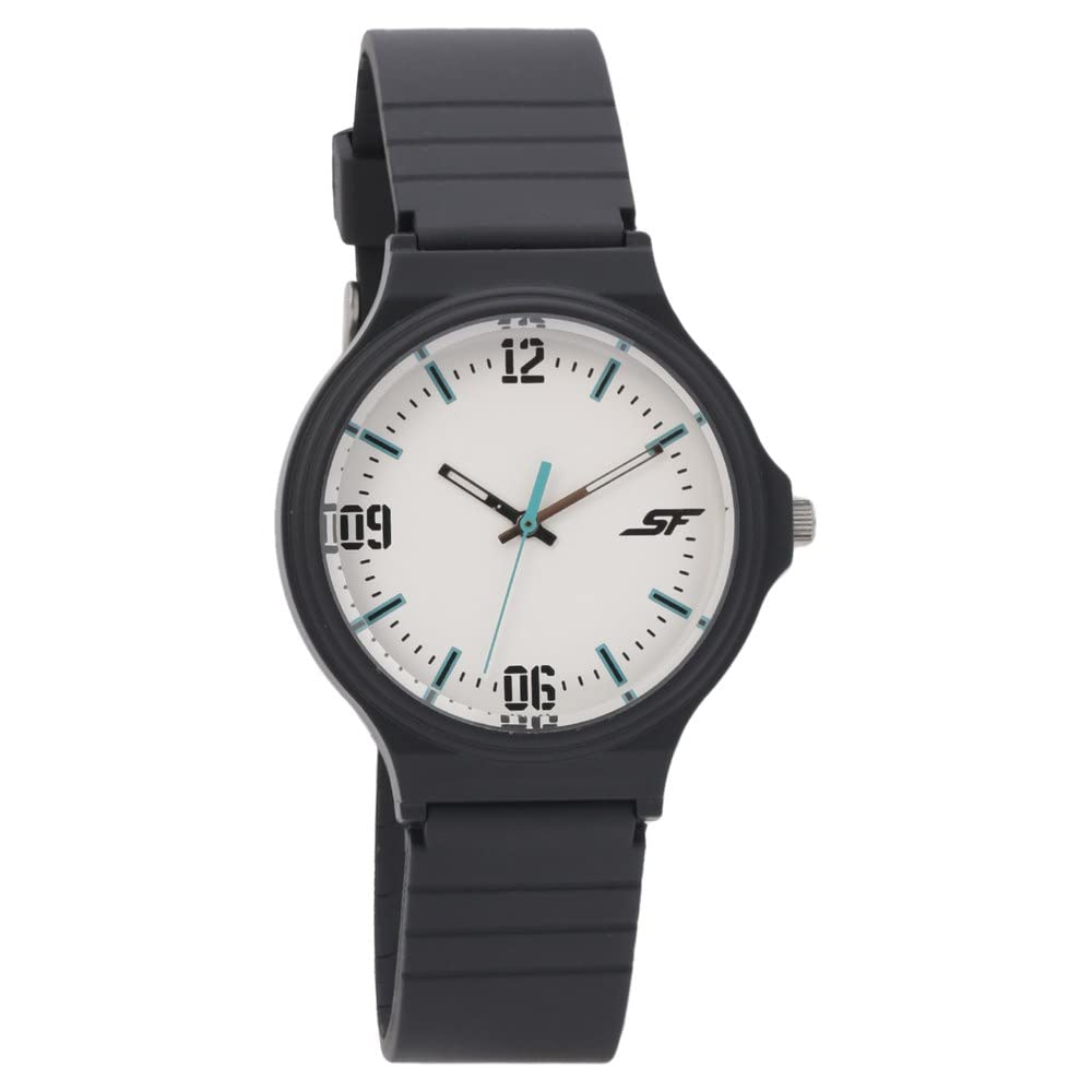 SF Quartz Analog White Dial Plastic Strap Watch for Men-NP7964PP07W (B0BS3MHMFS) Amazon Price History, Amazon Price Tracker