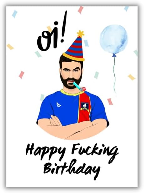 Miniatura 2 de Tarjeta de cumpleaños Roy Kent  Tarjeta de cumpleaños de Roy Kent, divertida tarjeta de cumpleaños de Roy Kent, tarjeta de cumpleaños grosero de