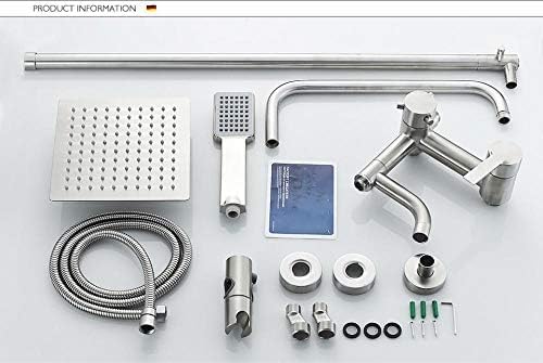 Mélangeurs de cabine de douche avec bec de bain pivotant cascade - 7