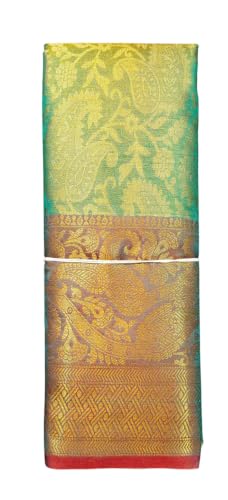 Image of VFCollections Women's Kanchipuram Silk Pure Pattu Sarees With Blouse