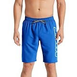 Nike Swim Men's Standard Logo Breaker 9" Volley Short Swim Trunk, Hyper Royal, Medium