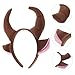 CIYODO Bull Headband for Boys and Girls Unique Animal Headpiece for Halloween Cosplay and Themed Parties Comfortable and Lightweight Design for Fun Dress-up Events