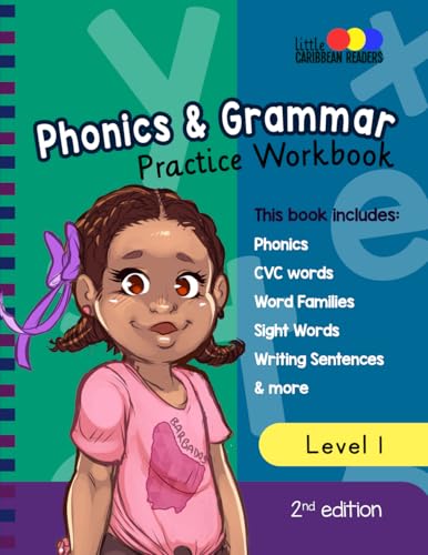 Phonics And Grammar Practice Workbook - Level 1 (Pre-K) (Phonics & Reading Practice Workbooks)