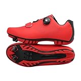 Cómodo y Transpirable: Los zapatos de bicicleta de montaña para hombre están equipados con muchos orificios de ventilación para mantener una ventilación de 360 grados, absorber el sudor y disipar el calor durante el uso.