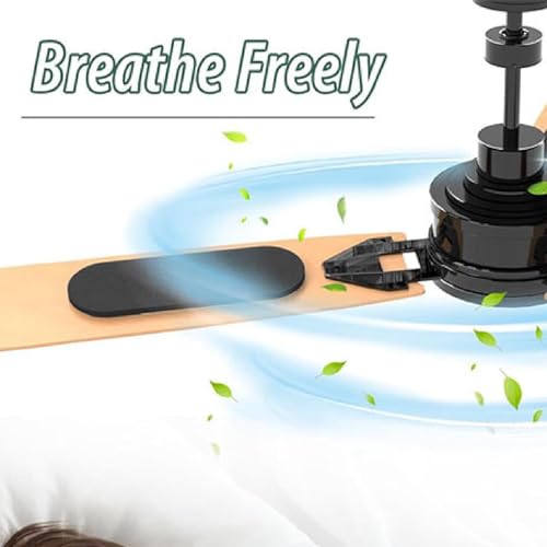 Image of 5 Pack Ceiling Fan Blade Filters, Reusable Dust Collection Pads for Home, Bedroom, Living Room & Office Air Circulation Systems (25x9x0.3CM)