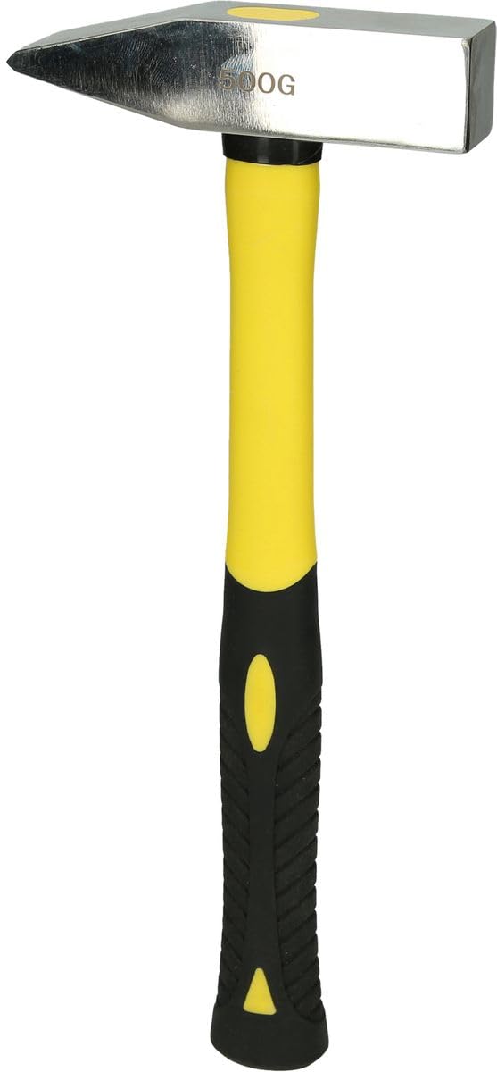 KS Tools 964.2045 Martillo de bola STAINLESS STEEL con mango de fibra de vidrio, 3000g