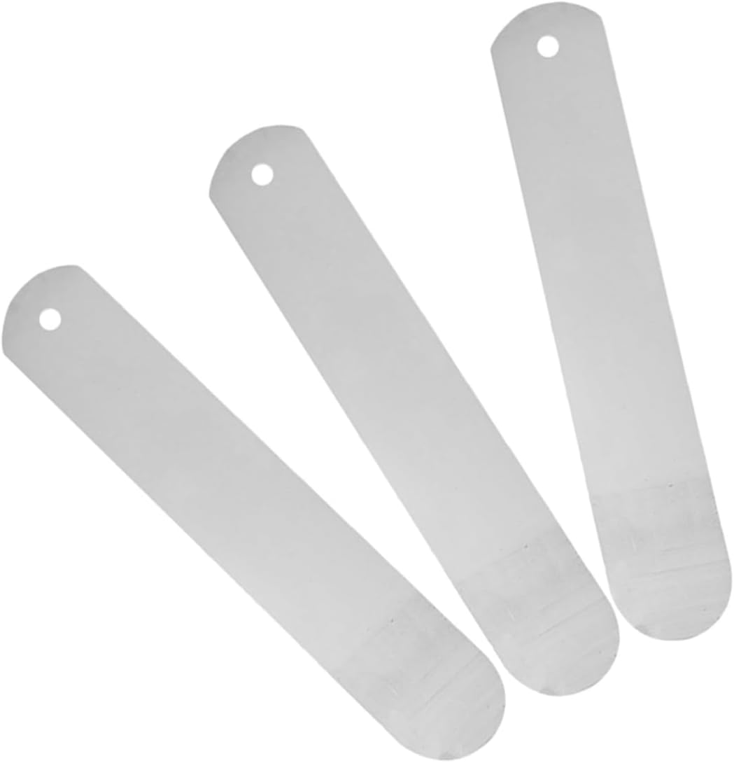 SEWOART 3pcs Sock Shaping Board Sock Holder Boards Sock Lining Boards Socks Display Organizers Sock Holder Plates Sock Board Inserts Socks Display Inserts Sock Liner Plates Aluminum Silver