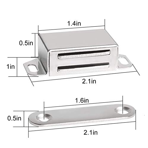 image for Ruimou 6PCS Magnetic Door Clip, 20 pounds (About 10KG) Powerful Magnet