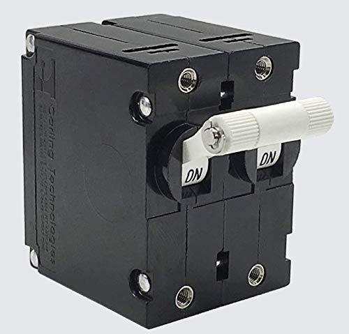 Magnetic Hydraulic Circuit Breaker, A Series, 30 A, 2 Pole, 277 V, 5 kA