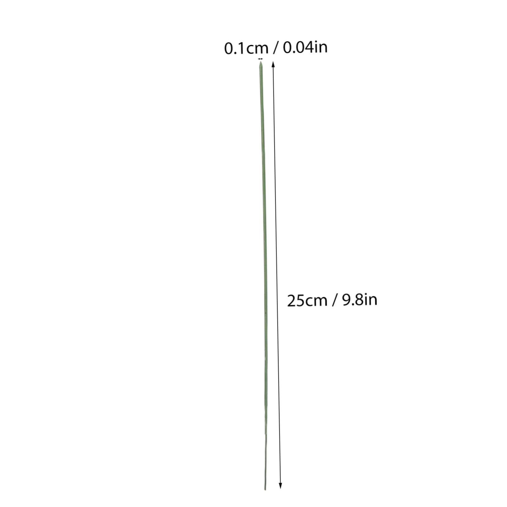 IWOWHERO Floral Stem Wire 25cm 100pcs Set Perfect for DIY Bouquets Craft Projects and Floral Arrangements