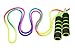 Anna's Rainbow Rope Kids Jump Rope Durable Child Friendly Skipping Rope - Exercise Toy for Playground with Lightweight Foam Handles and Vibrant Colors - 8ft Tie Dye