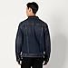 Amazon Essentials Men's Regular-Fit Low Stretch Denim Jacket, Tinted Dark Wash, Large