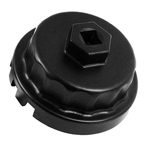 10PCS Oil Filter Cap Wrench Tool Set Includes 24mm,27mm,29mm,30mm,32mm,36mm,38mm, 64mm Oil Filter Housing Removal Socket Kit for Toyota,BMW, Mercedes, VW