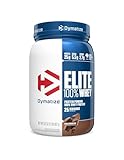Dymatize Elite 100% Whey Protein Powder, Chocolate, 25g of Protein, 5.5g BCAAs, Less Than 140 Cal., Gluten Free, 3g Carb, 2g Sugar, 3g Fat (25 Servings)