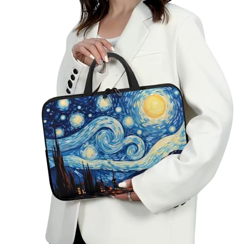 Funda para laptop Van Gogh Starry Night 17 pulgadas miniatura 3