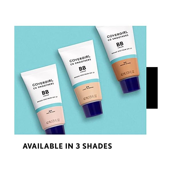 COVERGIRL-Smoothers-Lightweight-BB-Cream-Fair-to-Light-805-135-oz-Packaging-May-Vary-Lightweight-Hydrating-10-In-1-Skin-Enhancer-with-SPF-21-UV-Protection COVERGIRL Smoothers Lightweight BB Cream, Fair to Light 805, 1.35 oz (Packaging May Vary) Lightweight Hydrating 10-In-1 Skin Enhancer with SPF 21 UV Protection