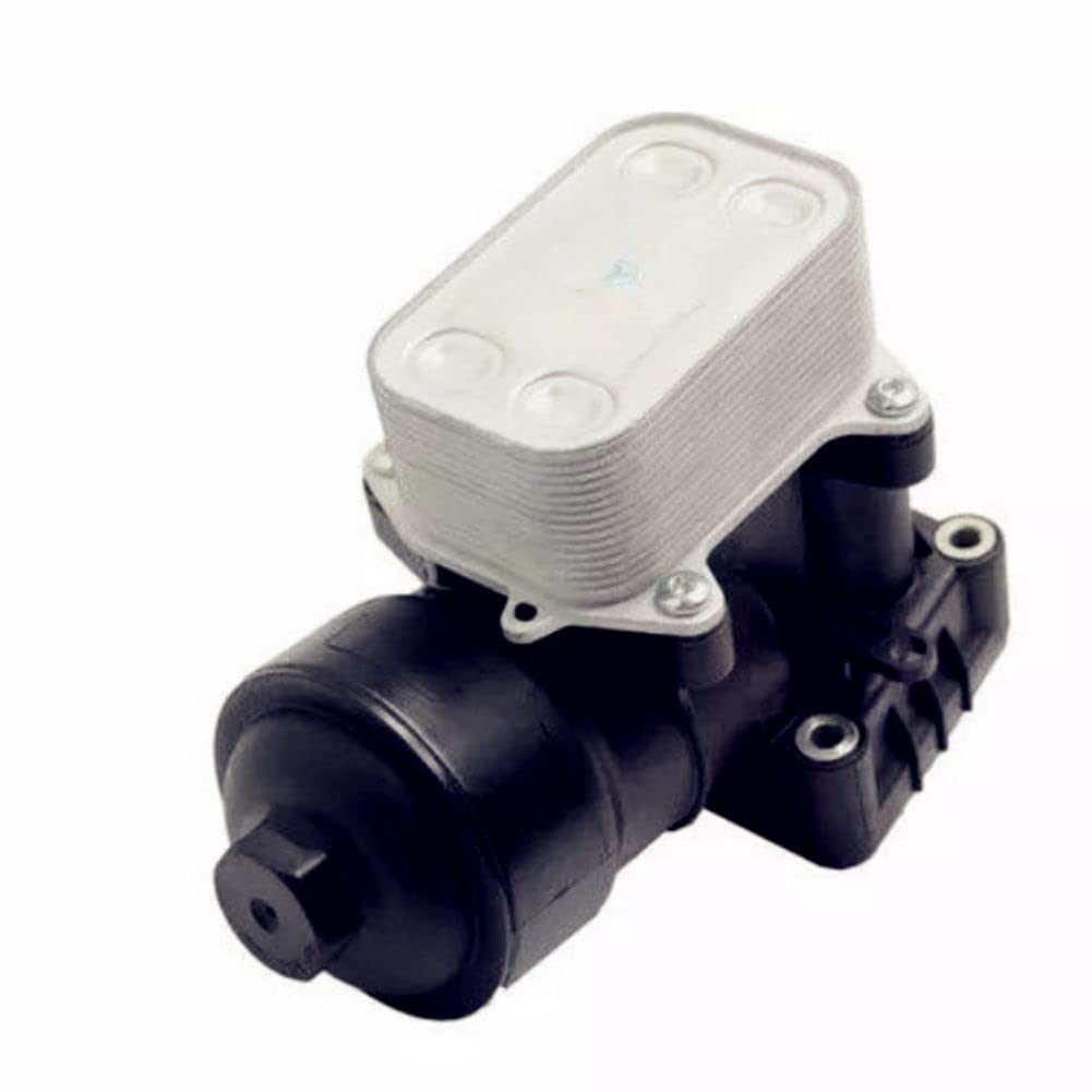 1 pieza Ensamblaje de la carcasa del filtro de aceite del motor 03L115389C Compatible with V-W AUDl VEHICLES CAIJUN-AUTO