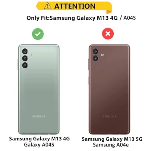 Image of COVERBLACK Rubber Silicone Back Cover for Samsung Galaxy A04s - Transparent