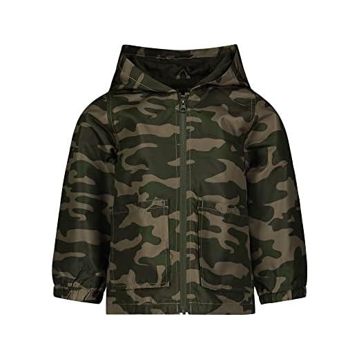 Simple Joys by Carter's Toddler Boys' Raincoat, Camo, 3T