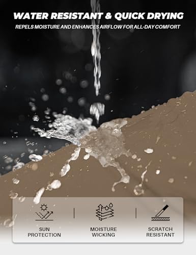 MOURCE Hiking Pants Men Quick Dry - Water Resistant Lightweight Cargo Pants for Men 7 Pockets Outdoor Travel Climbing2