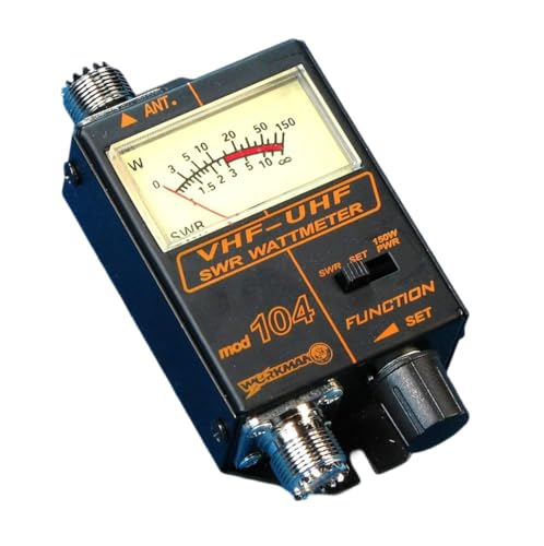SWR / Power METER for VHF / UHF Ham Radio 120 - 500 MHz 150 Watt - Workman Model 104