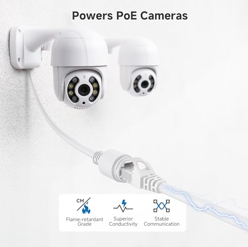 Cable Matters 5-Pack 10Gbps Snagless Short Cat6 Ethernet Cable 0.9m (Cat6 Cable, Cat 6 Cable) in White 0.9 Meter - Image 8