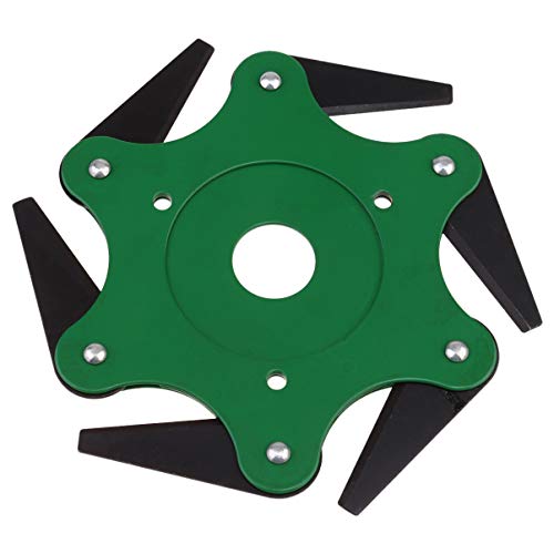 Preisvergleich Produktbild Cabilock Unkrauttrimmer Kopf Unkrautschneider Kopf Rasentrimmer Ersatz Rasenschärfer 6 Klingen Gartengeräte Gartenwerkzeug Ersatzteile Für Reisfeld Hausgarten Hinterhof Obstgarten Grün