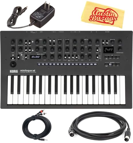 Korg Minilogue XD Synthesizer Bundle with Accessories