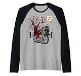 Photo Gallery design halloween per motociclisti e motociclisti maglia con maniche raglan Photo Gallery design halloween per motociclisti e motociclisti maglia con maniche raglan