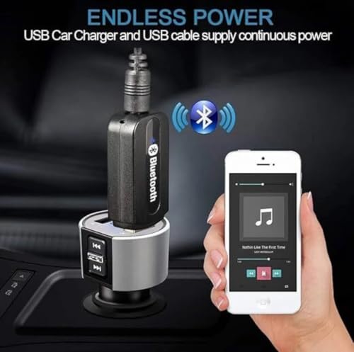 Image of Trendy BT-Receiver Car Wireless Bluetooth Receiver Adapter 3.5Mm Aux Audio Stereo Music Home Hands Free Car Kit Device