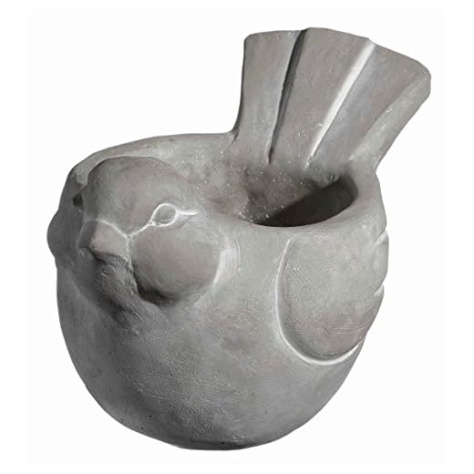 Classic Home and Garden 9/3412/1 Bird Planter, Large, Natural
