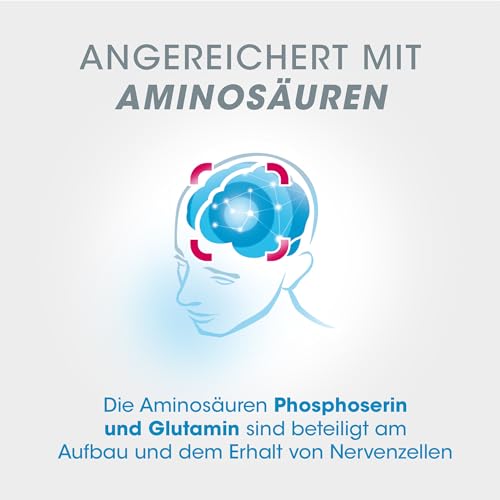 Vitasprint Fokus Direktsticks, 20 Stück – Vitamin B-Komplex -Kombination aus Vitamin B2, B3, B6, B12 und Aminosäuren für Konzentration, Energie und geistige Leistungsfähigkeit*.