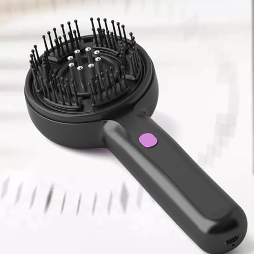 Peigne de massage diffuseur d'huile capillaire avec brosse à tête vibrante multifonction