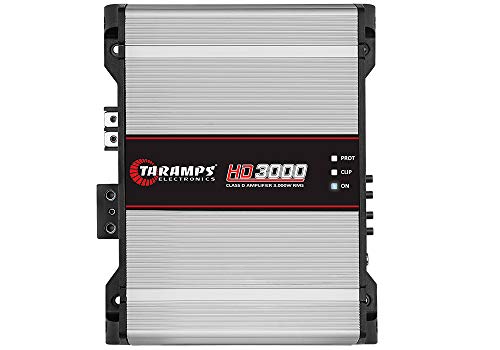 One-Day Sale: Up to 50% Off Taramps HD 3000 1 Channel 3000 Watts Rms Car Audio Amplifier 2 Ohms