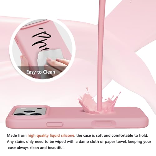 Image of iPhone 17 pro /18 pro Case Silicone(Rose Pink)