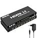 Produktbild SGEYR 1x8 Port HDMI 2.0 Splitter 1 in 8 Out 4K 8 Way HDMI Verteiler Verstärker 1 auf 8 Unterstützung HDR 4K@60Hz 3D 1080P Full HD für Xbox PS3/4 PS4 Pro DVD/DVR Player