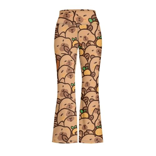 Ystardream Stylish Girls Flare Leggings with Pockets for Teen Girls Bootcut Dance Casual Pant