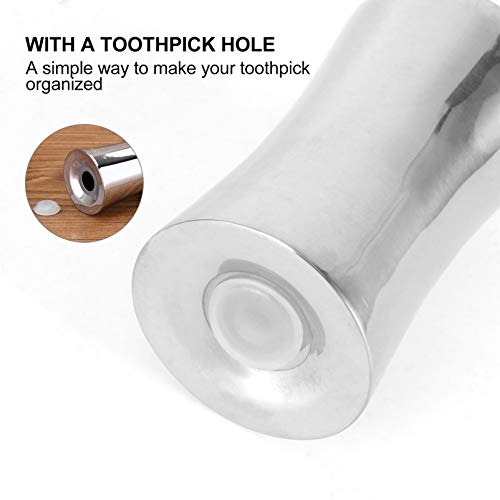 BESPORTBLE Aço Inoxidável Mini Recipiente de Armazenamento Caixa De Palito Paliteiro Dispenser para