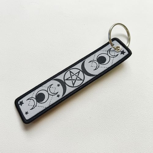 Image of 2 Pcs JDM Motorcycle Keychains Jet Tag Keychain Double Sided Motorcycles Key Tags for Motorcycles Scooters Car Key Chains