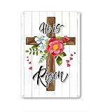 Metal Decorations Outdoor Simpleplant Floral Flowers Wall Decor Art Metal Plaque Poster for Garden M