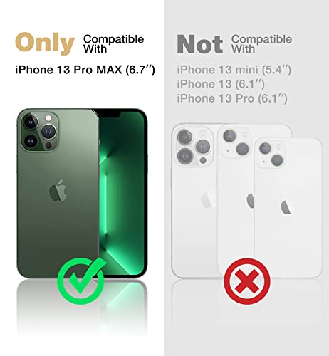 Coque iPhone 13 Pro Max antichoc Dexnor verte avec support intégré compatible Magsafe - 2