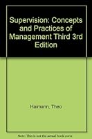 Supervision: Concepts and Practices of Management Third 3rd Edition B002KBLX7Q Book Cover